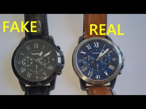 how to check fake fossil watch|fossil watch identification.